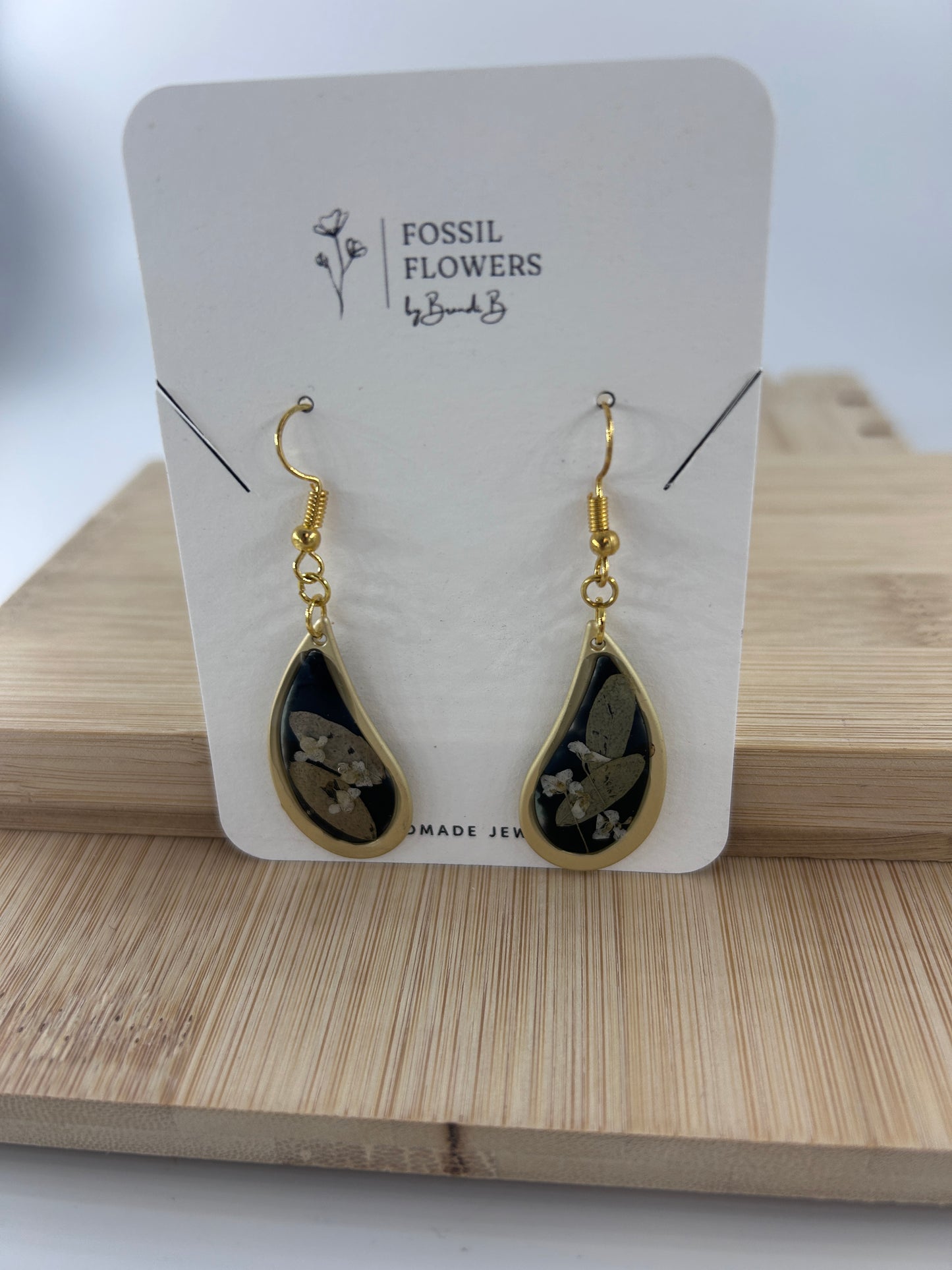 Black and Gold earrings