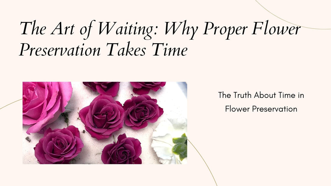 The Art of Waiting: Why Proper Flower Preservation Takes Time