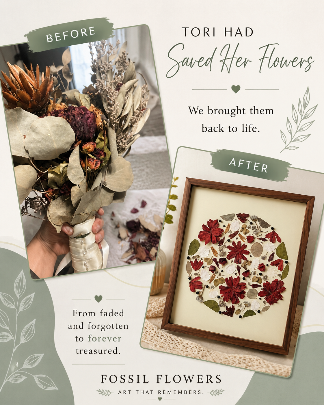 Think Your Flowers Are Too Old to Preserve? Think Again.