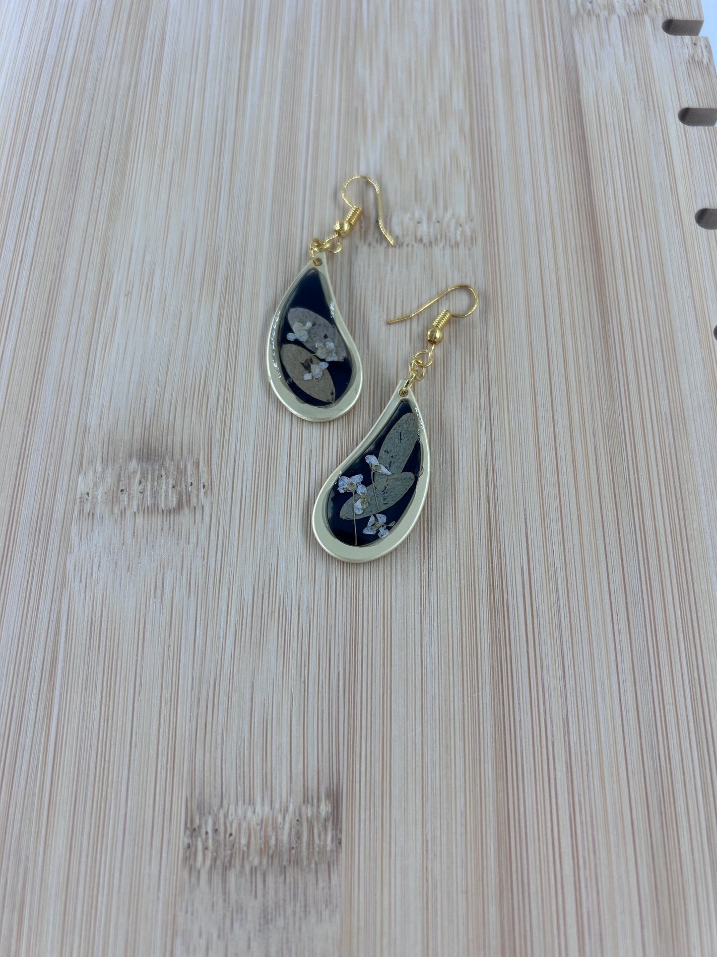Black and Gold earrings