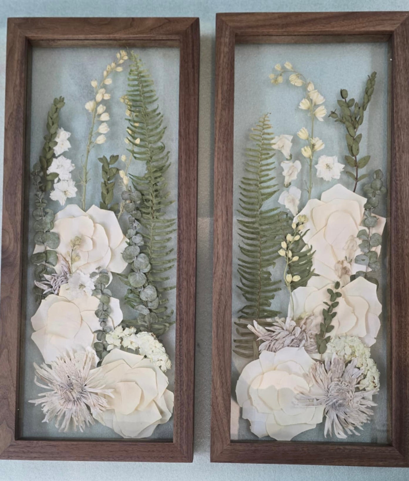 Preserved Floral Memory Frame | Custom Pressed Flower Art